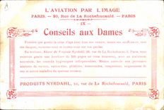 VINTAGE POSTCARD Aviation Plane the crossing of the Nyrdahl English Channel