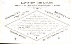 CPA Aviation Avion Latham sur son monoplan Antoinette 