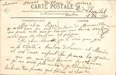 VINTAGE POSTCARD Boat War Shooting of a part of 27 cm