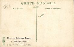 VINTAGE POSTCARD Boat War life of the sailor Exercises of Gymnastics