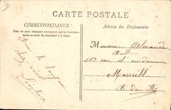 VINTAGE POSTCARD Boat War the post office with cabbages in squadron
