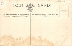 VINTAGE POSTCARD Bateau Steering War has battleship