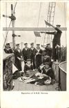CPA Bateau Guerre Signaliers of HMS Hermes