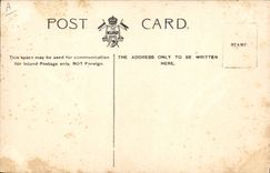 VINTAGE POSTCARD Boat War Signaliers off HMS Hermes