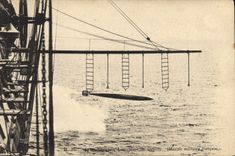 CPA Bateau Guerre Toulon Lancement d'une torpille 