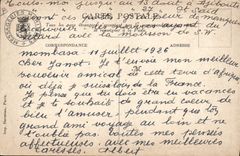 CPA Illustrateur Gervese Croquis d'escale Messageries Maritimes Hong Kong la descente du pic Chine China