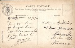 CPA Illustrateur Gervese Croquis d'escale Messageries Maritimes Nagasaki Au restaurant japonais Japon Japan