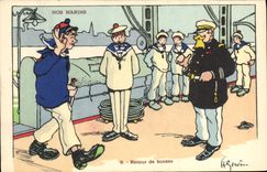 CPA Illustrateur Gervese Nos marins Retour de bordee