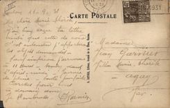 VINTAGE POSTCARD Boat War French Navy