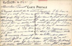 CPA Bateau Guerre Marine Francaise Officier 
