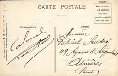 CPA Bateau Guerre Marins Grand fourbissage avant d'aller a terre 