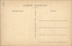 VINTAGE POSTCARD Bateau War French Navy Anchors