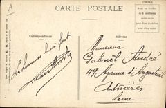 CPA Bateau Guerre marins A la baignade