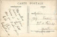 VINTAGE POSTCARD Boat War Our sailors Washing of the bridge