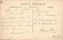 CPA Tramway Train Bordeaux Gare du Midi