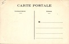 VINTAGE POSTCARD Tram Rennes Train the theater Nurses