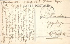 Curso de Lyon del tren de la tranvía de la POSTAL de la VENDIMIA del lugar del sur y de Carnot