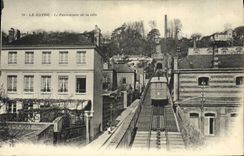 CPA Tramway Train Le Havre Le funiculaire de la cote 
