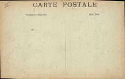 VINTAGE POSTCARD Tramway Lyon Train Places Carnot the station of the trams