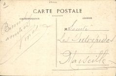 CPA Tramway Train Lyon Gare des Brotteaux La station des tramways Biscuits Olibet