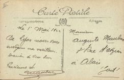 VINTAGE POSTCARD Tram Lyon Train Train station of Brotteaux