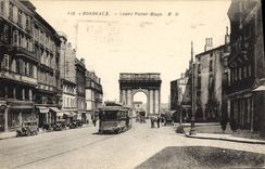 CPA Tramway Train Bordeaux Cours Victor Hugo