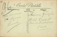 VINTAGE POSTCARD Tram Lyon Train the Morand bridge