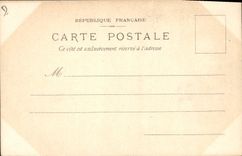 Ferrocarril de Auvergne del ilustrador de la fantasía de la POSTAL de la VENDIMIA del coche de Lioran de los bueyes de Orleans