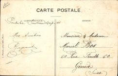 CPA Avion Aviation Monoplan Tellier pilote par Dubonnet 