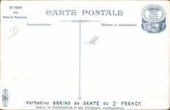 CPA Avion Aviation Traversee de la Manche Bleriot fait un tour sur la falaise 