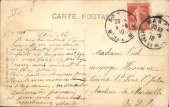 CPA Avion Aviation Biplan H Farman pilote par lieutenant Camermann