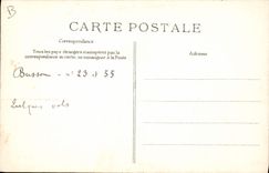 CPA Avion Aviation Busson sur monoplan Bleriot