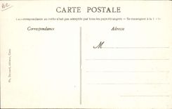 CPA Avion Aviation Meeting d'aviation de la baie de Seine Trouville Le Havre Aubrun en plein vol