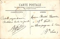 CPA Avion Aviation Monoplan Antoinette de M Hubert latham