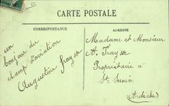 CPA Avion Aviation Ecole nationale M Bernard sur biplan Sommer