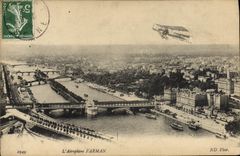 CPA Avion Aviation Aeroplane Farman Paris 