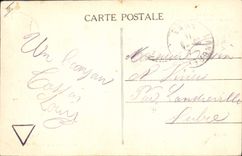 CPA Avion Aviation au camp de Mailly Aeroplane partant en reconnaissance 