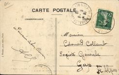 CPA Avion Aviation le monoplan Antoinette pilote par Sands 