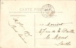 CPA Automobile CPA Automobile Coupe Gordon Bennett 5 juillet 1905 Circuit d'Auvergne Tournant du gendarme