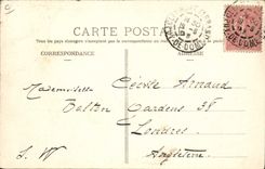 CPA Automobile CPA Automobile Coupe Gordon Bennett 5 juillet 1905 Circuit d'Auvergne Plaine de Laschamps et le Puy de Do