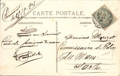 CPA Automobile CPA Automobile Coupe Gordon Bennett 5 juillet 1905 Circuit d'Auvergne Desson Capitaine de route