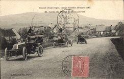 CPA Automobile CPA Automobile Coupe Gordon Bennett 5 juillet 1905 Circuit d'Auvergne Sortie du village de Nassagettes