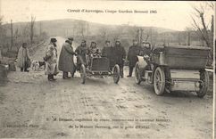 CPA Automobile CPA Automobile Coupe Gordon Bennett 5 juillet 1905 Circuit d'Auvergne Desson capitaine route Darracq