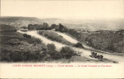 CPA Automobile CPA Automobile Coupe Gordon Bennett 5 juillet 1905 Circuit d'Auvergne Circuit Michelin Le grand tournant