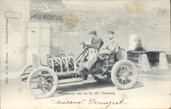 CPA Automobile Hemmery sur sa 85 chevaux Darracq