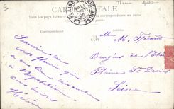 Real photo Automobile the Plain St Denis