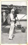 CPA Aviation Avion Mlle Malou d'Eresem Parachutiste