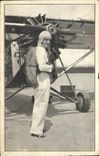 CPA Aviation Avion Mlle Malou d'Eresem Parachutiste