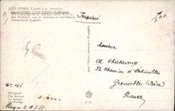 CPA Illustrateur Upkra Josa le pelerinage a St Antoine an Moldavie Roumanie 