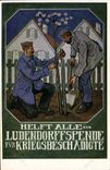 CPA Illustrateur Helft Alle zur Ludendorffspende fur Kriefsbeschadigte 